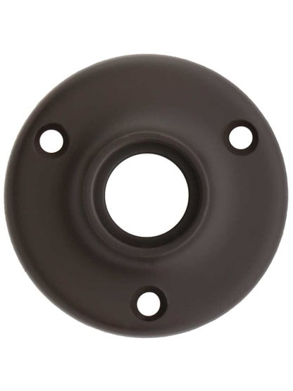 Forged Brass Rosette - 2 inch Diameter in Oil-Rubbed Bronze.